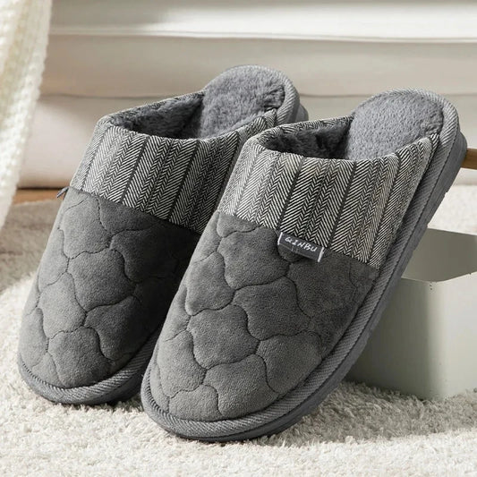 Big Plus Size 48 49 50 Fur Slippers Winter Home Men Shoes 2021 Fashion Flat Bedroom Slippers Furry Slides Man Shoes Fur Men's