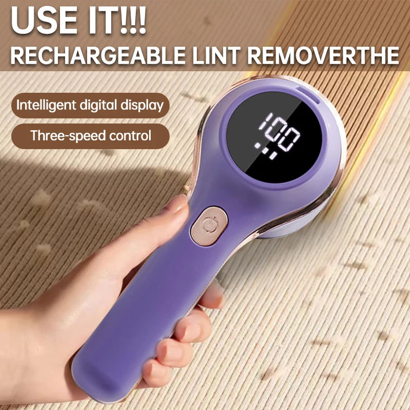 3-speed adjustment Portable Lint Remover Rechargable Cloth Fabric Shaver Fluff Pellet Remove Machine for Clothes Sweater