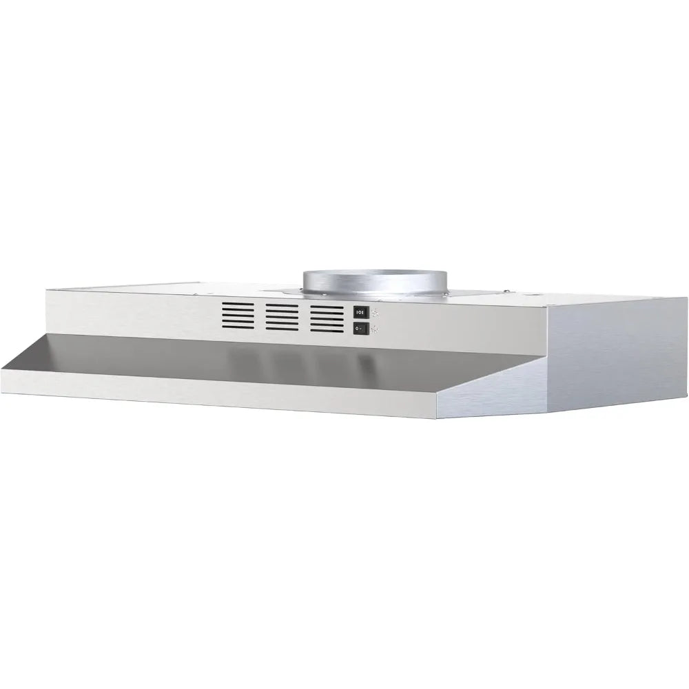 30 inch Range Hood Under Cabinet, Ducted/Ductless Convertible Stainless Steel Kitchen Range Hood