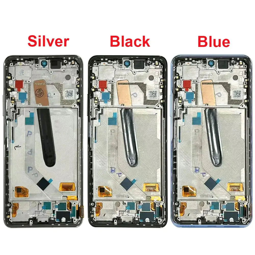 AMOLED 6.67'' For Xiaomi Poco F3/F3 Pro LCD Display  with Frame Touch Panel Digitizer For Poco F3 M2012K11AG Screen Replacement