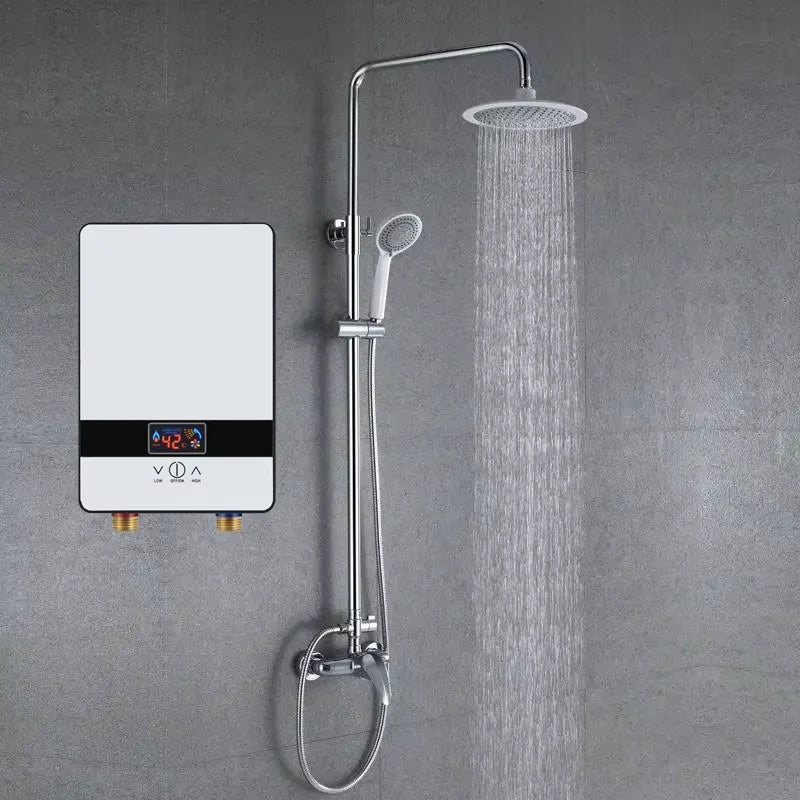 Bathroom heating instant constant temperature flow heater kitchen hot water shower water instant electric water heater 6500W