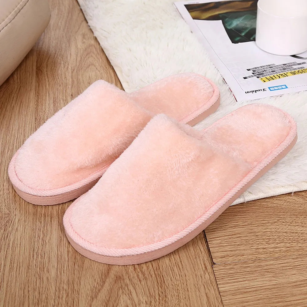 Slippers Warm Men Bedroom Plush Shoes Winter Home Floor Soft Indoors -Slip Men'S Slipper Mens Corduroy Slippers