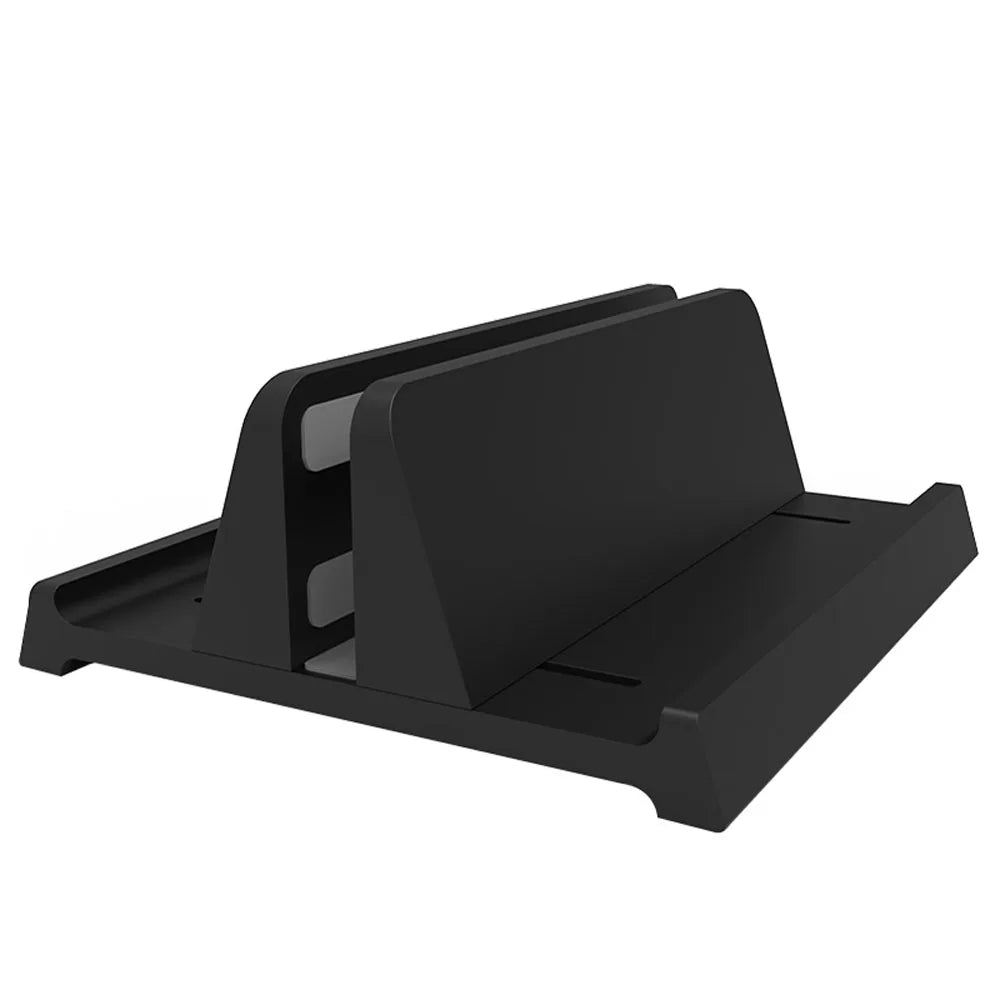 Vertical Laptop Stand For MacBook ABS Plastic Stand With Adjustable Dock Size Fits All MacBook Surface Chromebook Laptops Holder