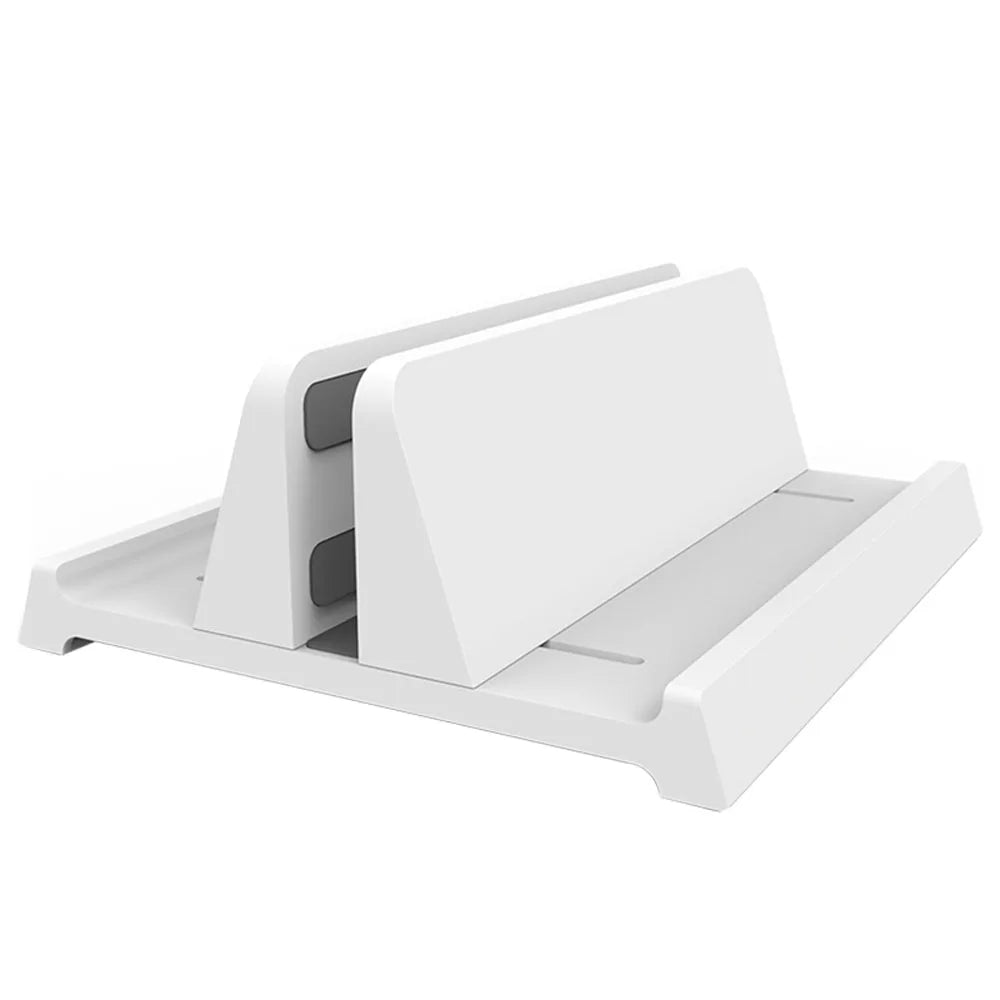 Vertical Laptop Stand For MacBook ABS Plastic Stand With Adjustable Dock Size Fits All MacBook Surface Chromebook Laptops Holder